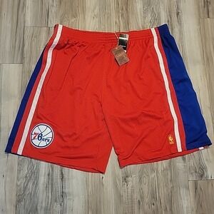 Philadelphia 76ers Mitchell & Ness Shorts 1996-97 Mens 5XLT Hardwood Swingman